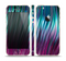 The Pink & Blue Vector Swirly HD Strands Skin Set for the Apple iPhone 5s