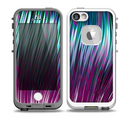 The Pink & Blue Vector Swirly HD Strands Skin for the iPhone 5-5s fre LifeProof Case