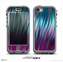 The Pink & Blue Vector Swirly HD Strands Skin for the iPhone 5c nüüd LifeProof Case