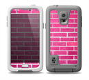 The Pink Brick Wall Skin for the Samsung Galaxy S5 frē LifeProof Case