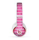The Pink Brick Wall Skin for the Beats by Dre Studio (2013+ Version) Headphones