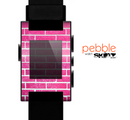 The Pink Brick Wall Skin for the Pebble SmartWatch