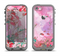 The Pink Bright Watercolor Floral Apple iPhone 5c LifeProof Fre Case Skin Set