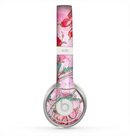 The Pink Bright Watercolor Floral Skin for the Beats by Dre Solo 2 Headphones