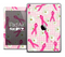 The Pink Cancer Awareness V1 RIbbon Skin for the iPad Air