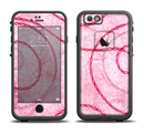 The Pink Chain Stitch Apple iPhone 6/6s LifeProof Fre Case Skin Set
