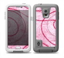The Pink Chain Stitch Skin for the Samsung Galaxy S5 frē LifeProof Case