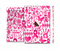 The Pink Collage Breast Cancer Awareness Full Body Skin Set for the Apple iPad Mini 3