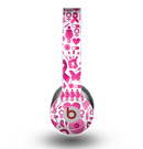 The Pink Collage Breast Cancer Awareness Skin for the Beats by Dre Original Solo-Solo HD Headphones