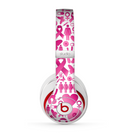 The Pink Collage Breast Cancer Awareness Skin for the Beats by Dre Studio (2013+ Version) Headphones