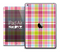 The Pink Color Plaid Skin for the iPad Air