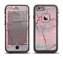 The Pink Cracked Surface Texture Apple iPhone 6/6s LifeProof Fre Case Skin Set