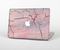The Pink Cracked Surface Texture Skin Set for the Apple MacBook Pro 15" with Retina Display