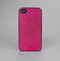 The Pink Fabric Skin-Sert for the Apple iPhone 4-4s Skin-Sert Case