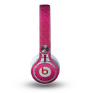 The Pink Fabric Skin for the Beats by Dre Mixr Headphones