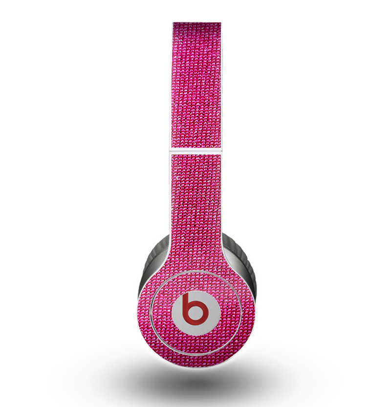 The Pink Fabric Skin for the Beats by Dre Original Solo-Solo HD Headphones