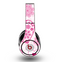 The Pink Floral Designed Hearts Skin for the Original Beats by Dre Studio Headphones