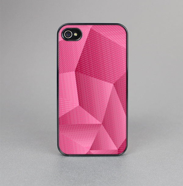 The Pink Geometric Pattern Skin-Sert for the Apple iPhone 4-4s Skin-Sert Case
