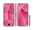 The Pink Geometric Pattern Sectioned Skin Series for the Apple iPhone 6s Plus