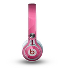 The Pink Geometric Pattern Skin for the Beats by Dre Mixr Headphones