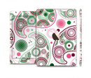 The Pink & Green Floral Paisley Full Body Skin Set for the Apple iPad Mini 3