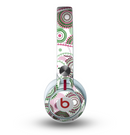 The Pink & Green Floral Paisley Skin for the Beats by Dre Mixr Headphones