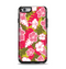 The Pink & Green Hawaiian Floral Pattern V4 Apple iPhone 6 Otterbox Symmetry Case Skin Set