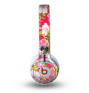The Pink & Green Hawaiian Floral Pattern V4 Skin for the Beats by Dre Mixr Headphones