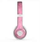 The Pink Grungy Surface Texture Skin for the Beats by Dre Solo 2 Headphones