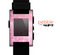 The Pink Grungy Surface Texture Skin for the Pebble SmartWatch