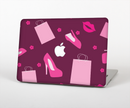 The Pink High Heel Shopping Pattern Skin for the Apple MacBook Pro Retina 15"