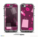 The Pink High Heel Shopping Pattern Skin for the iPhone 5c nüüd LifeProof Case