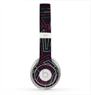 The Pink & Light Blue Abstract Maze Pattern Skin for the Beats by Dre Solo 2 Headphones
