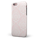 The Pink Mint Royal Pattern iPhone 6/6s or 6/6s Plus 2-Piece Hybrid INK-Fuzed Case