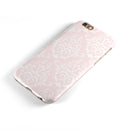The Pink Mint Royal Pattern iPhone 6/6s or 6/6s Plus 2-Piece Hybrid INK-Fuzed Case