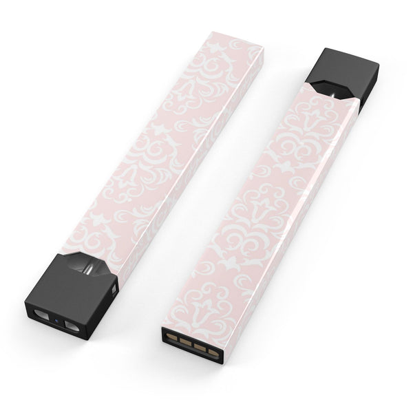 The Pink Mint Royal Pattern - Premium Decal Protective Skin-Wrap Sticker compatible with the Juul Labs vaping device