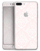 The Pink Mint Royal Pattern - Skin-kit for the iPhone 8 or 8 Plus