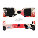 The Pink Nature Layered Pattern V1 Full-Body Skin Set for the Smart Drifting SuperCharged iiRov HoverBoard