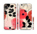The Pink Nature Layered Pattern V1 Sectioned Skin Series for the Apple iPhone 6s Plus