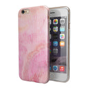 The Pink Orange Watercolors Under a Microscope iPhone 6/6s or 6/6s Plus 2-Piece Hybrid INK-Fuzed Case