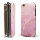 The Pink Orange Watercolors Under a Microscope iPhone 6/6s or 6/6s Plus 2-Piece Hybrid INK-Fuzed Case