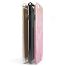 The Pink Orange Watercolors Under a Microscope iPhone 6/6s or 6/6s Plus 2-Piece Hybrid INK-Fuzed Case