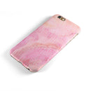 The Pink Orange Watercolors Under a Microscope iPhone 6/6s or 6/6s Plus 2-Piece Hybrid INK-Fuzed Case