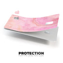 The Pink Orange Watercolors Under a Microscope  - Premium Protective Decal Skin-Kit for the Apple Credit Card