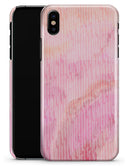 The Pink Orange Watercolors Under a Microscope  - iPhone X Clipit Case