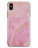 The Pink Orange Watercolors Under a Microscope  - iPhone X Clipit Case