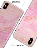 The Pink Orange Watercolors Under a Microscope  - iPhone X Clipit Case