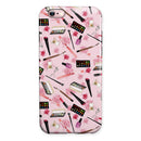 The Pink Out of the MakeUp Bag Pattern iPhone 6/6s or 6/6s Plus 2-Piece Hybrid INK-Fuzed Case