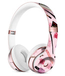 The Pink Out of the MakeUp Bag Pattern Full-Body Skin Kit for the Beats by Dre Solo 3 Wireless Headphones