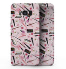 The Pink Out of the MakeUp Bag Pattern - Samsung Galaxy S8 Full-Body Skin Kit